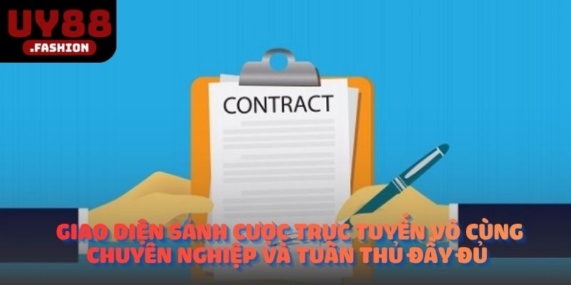 Giao diện sảnh cược trực tuyến vô cùng chuyên nghiệp và tuân thủ đầy đủ 